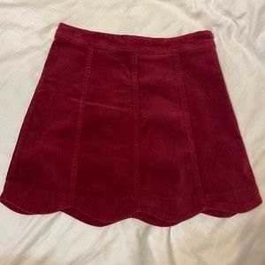 Altar’d State Maroon Skirt
